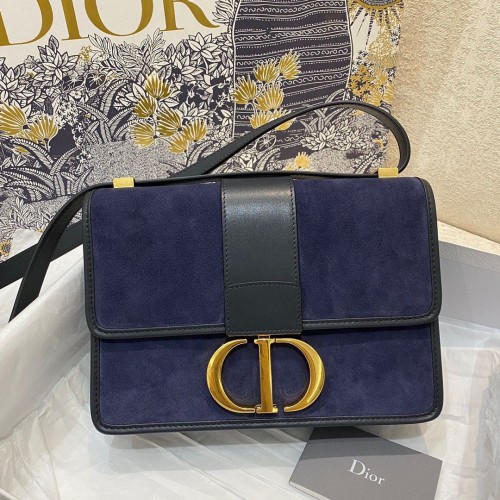 Dior 30 MONTAIGNE TAS Mat kalfsleer C9268 Donkerblauw
