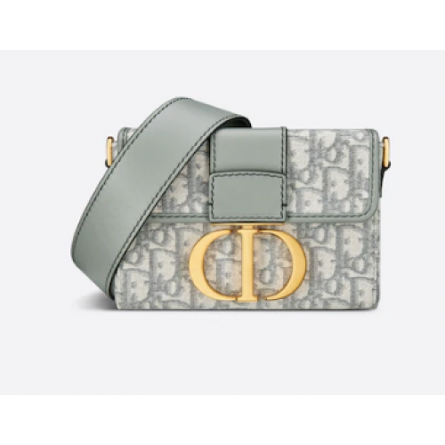 Dior 30 MONTAIGNE BOX BAG Oblique Jacquard M9204UT Grijs