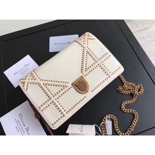 Dior Diorama Tas Origineel Schapenleer CD3709 Wit