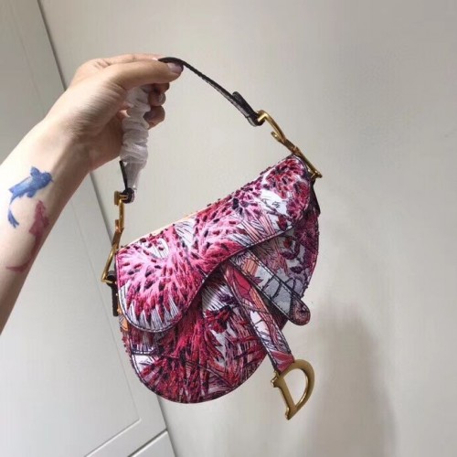 Dior GEBORDUURDE KLEIN ZADEL-TAS AD0157