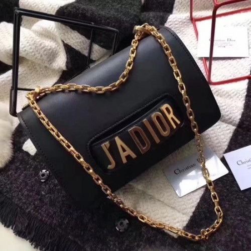 Dior JADIOR Flap Bag Kalfsleer CD9002 Zwart