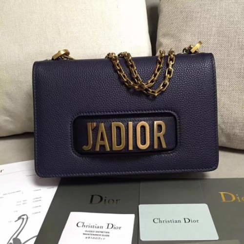 Dior JADIOR Flap Bag Kalfsleer M9003 Royal