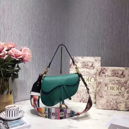 Dior ZADEL-TAS VAN KALFSLEER M0446C groen