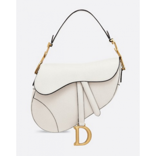 Dior ZADEL-TAS VAN KALFSLEER M0446CW gebroken wit