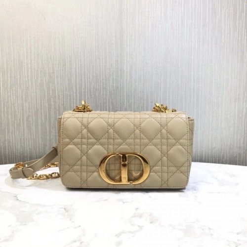 Dior SMALL DIOR CAROBAG Zacht Cannage-kalfsleer M9241 Beige