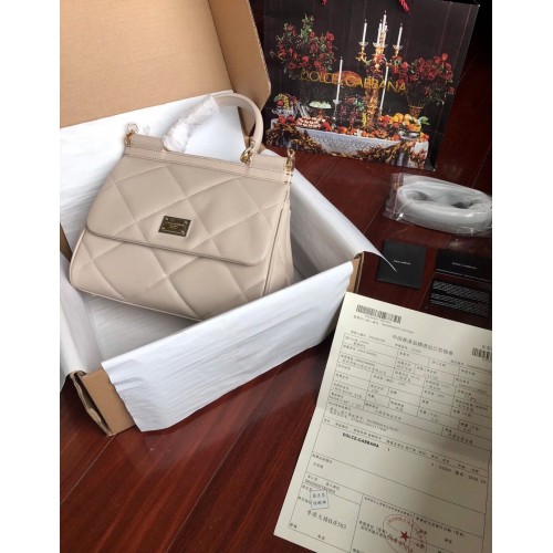 Dolce Gabbana Origineel Leer 4198 grijs wit