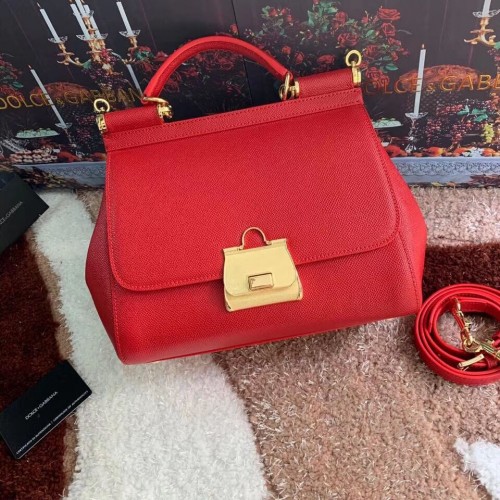 Dolce Gabbana Originele Leren Tas 4131 rood