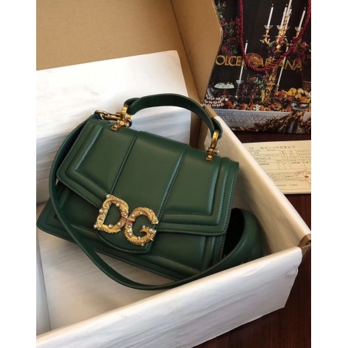 Dolce Gabbana Originele Leren Tas 4916 Groen