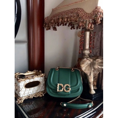 Dolce Gabbana Originele Leren Tas 4917 Groen