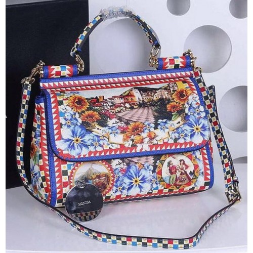Dolce Gabbana SICILY Tas Kalfsleer BB4137TAH