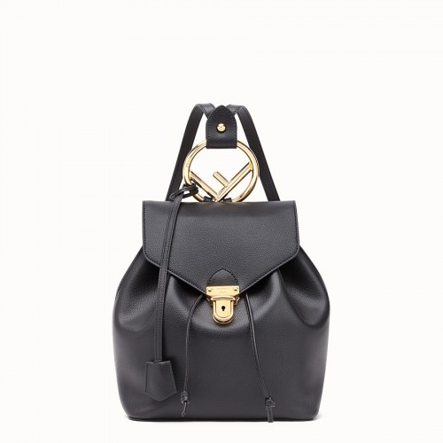 FENDI BACKPACK leren rugzak 8BZ043A zwart
