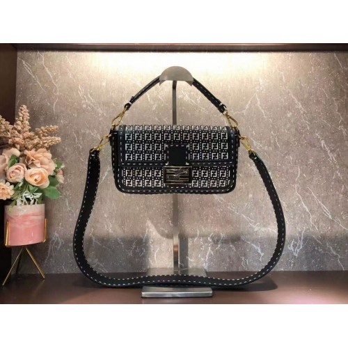 FENDI BAGUETTE Tas F1520 zwart