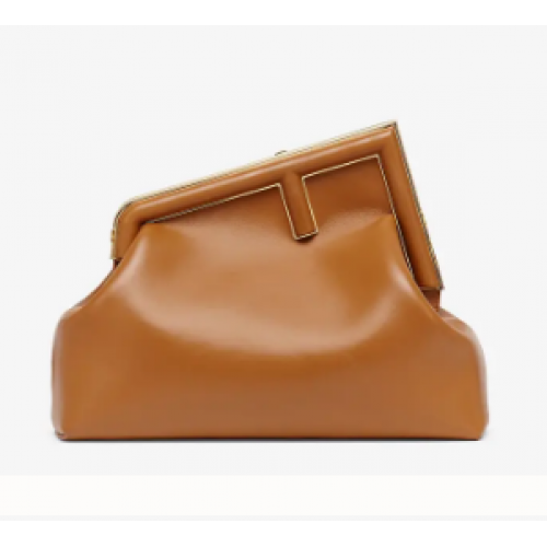 FENDI FIRST MEDIUM leren tas 8BP127AB bruin