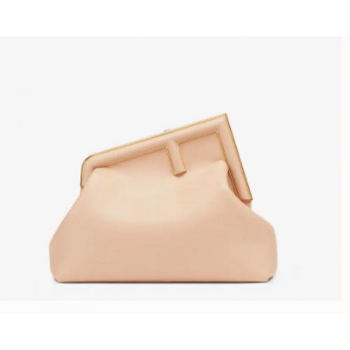 FENDI FIRST MEDIUM leren tas 8BP127AB roze