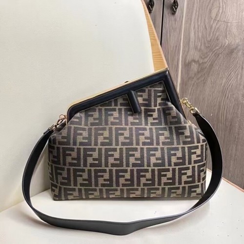 FENDI FIRST stoffen tas 5FB2323 Zwart