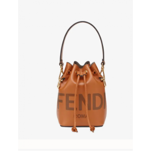 FENDI MON TRESOR Bruine leren minitas 8BS010