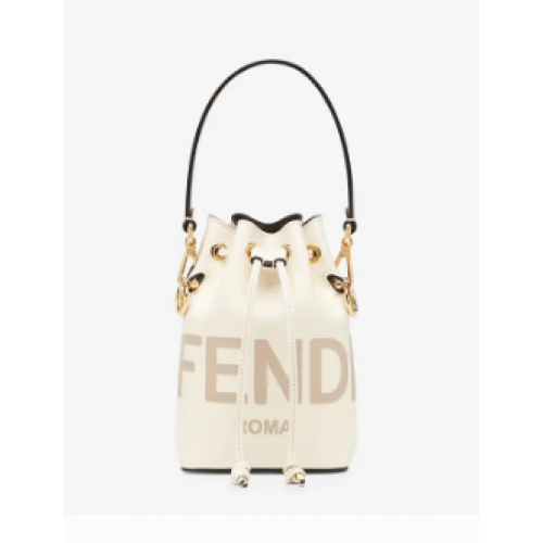 FENDI MON TRESOR beige leren minitas 8BS010
