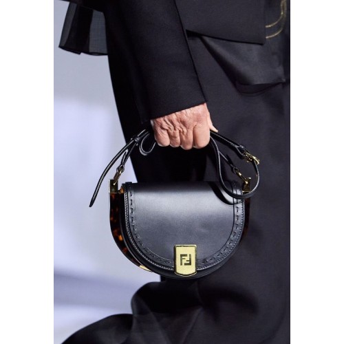 FENDI MOONLIGHT leren tas 8BT346A zwart