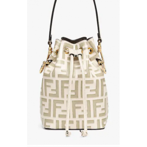 FENDI Mon Tresor leren minitas 8BS010 Beige