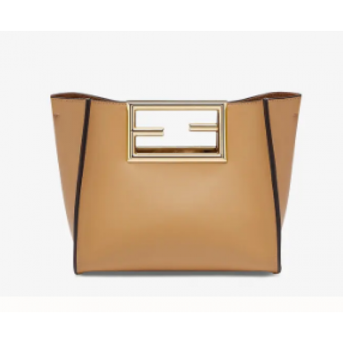 FENDI WAY kleine leren tas 5FB6846 Beige