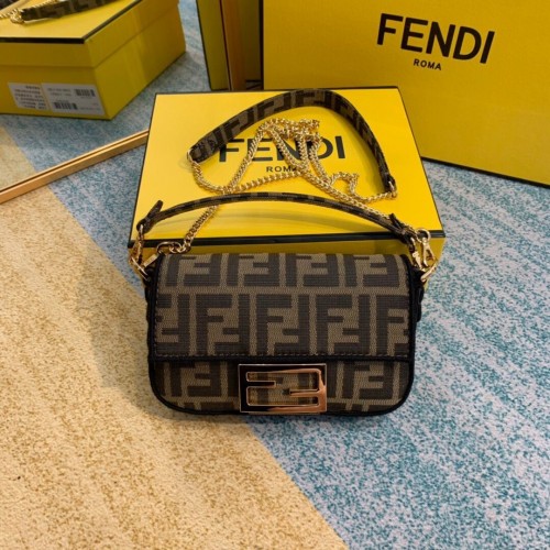 FENDI stoffen tas 8BR600 bruin