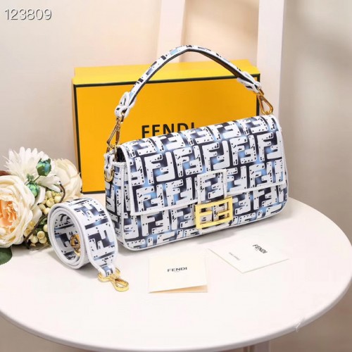 FENDI stoffen tas 8BR600 wit