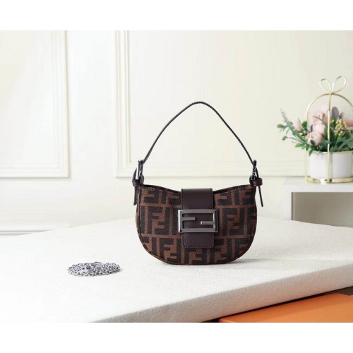 FENDI stoffen tas F0399 Bruin