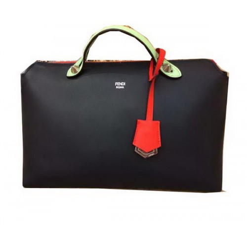 Fendi BY THE WAY Tassen Kalfsleer 55208 Zwart