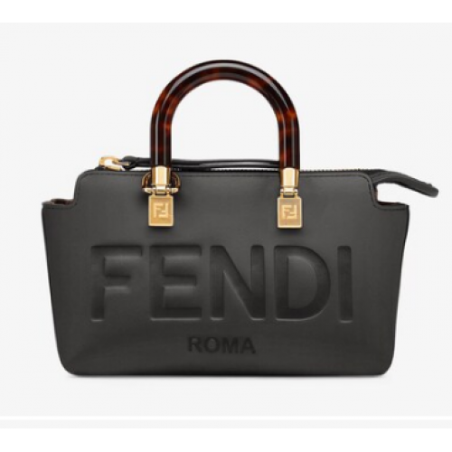 Fendi By The Way Mini Small leren Boston tas 8BS067A zwart