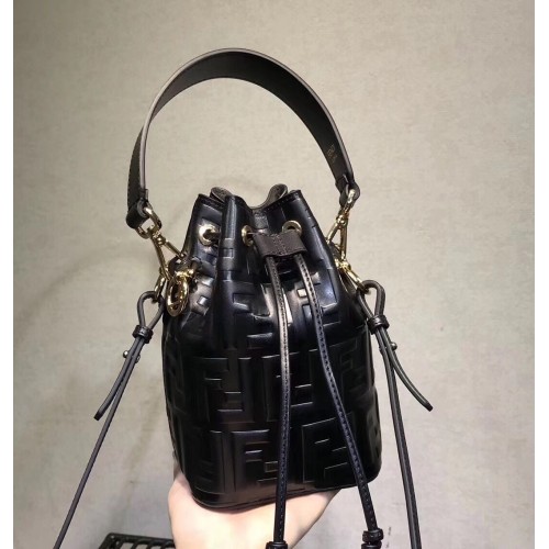 Fendi kalfsleer flap TOTE tas 3326 zwart