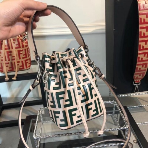 Fendi KAN I LOGO Handtas F0835 GROEN