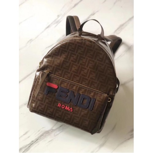 Fendi MINI RUGZAK Kleine veelkleurige canvas rugzak 8BZ036