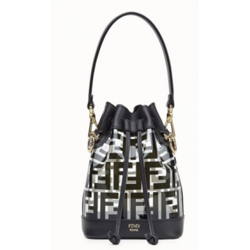 Fendi MON TRESOR PU Mini handtas 8BS010 zwart