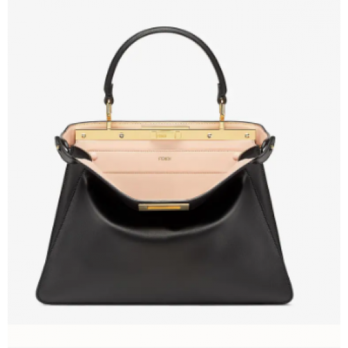 Fendi PEEKABOO ISEEU MEDIUM leren tas 70193 Zwart