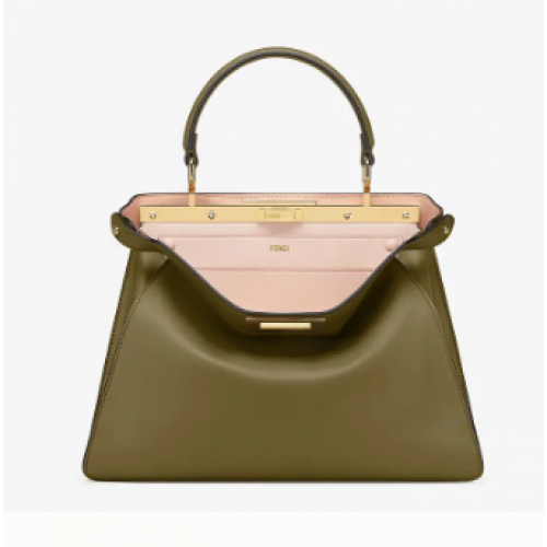 Fendi PEEKABOO ISEEU MEDIUM leren tas 70193 groen