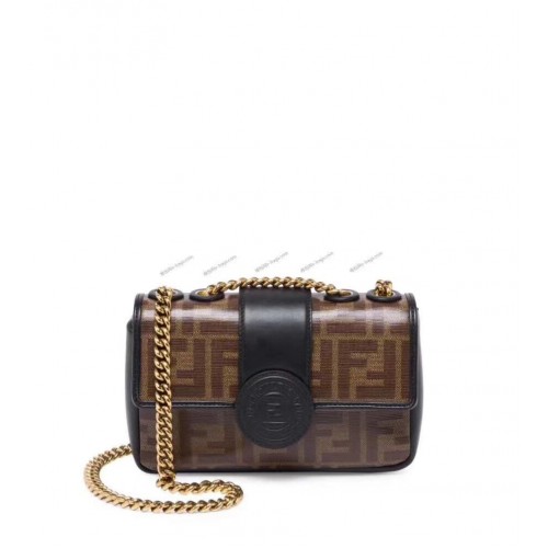 Fendi PORTEMONNEE AAN KETTING 8HF836 zwart