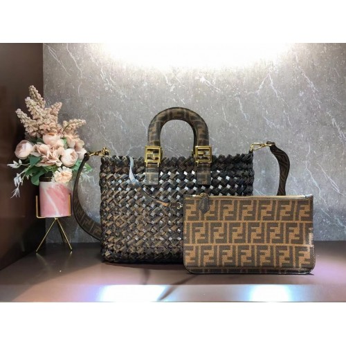 Fendi Weeftas F6501 bruin