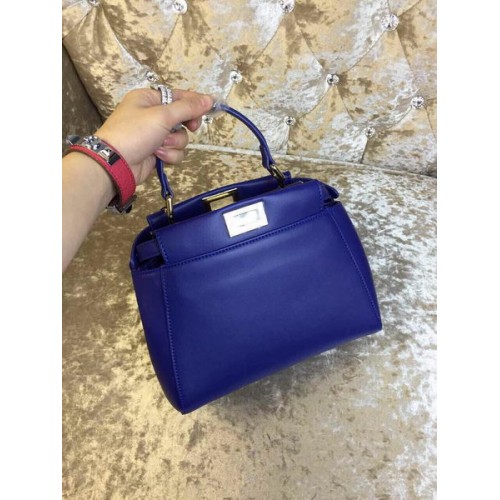 Fendi mini Kiekeboe Tas Kalfsleer 30320 Royal