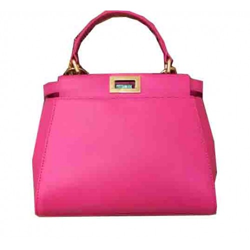 Fendi mini Peekaboo tas origineel leer 55211 roze