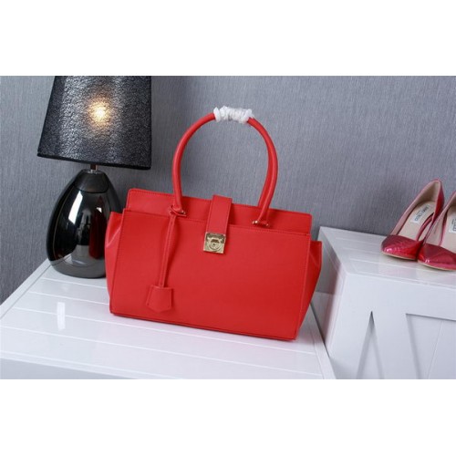 Ferragamo medium draagtas kalfsleer 1129 rood