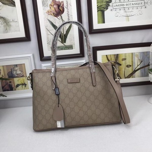 Gucci GG Supreme canvas draagtas 353440 Camel