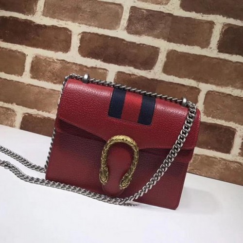 Gucci Dionysus Lichee patroon mini-schoudertas 421970 rood
