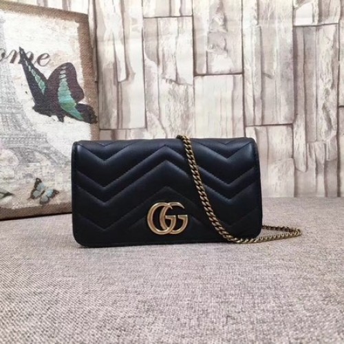 Gucci GG Marmont minitas 488426 zwart