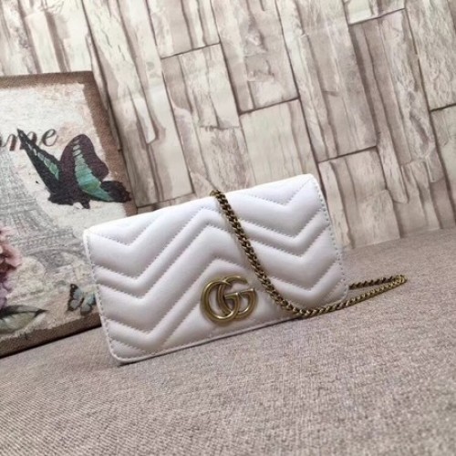 Gucci GG Marmont minitas 488426 wit