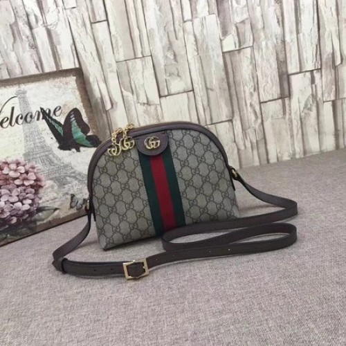 Gucci Ophidia kleine schoudertas 499621 bruin