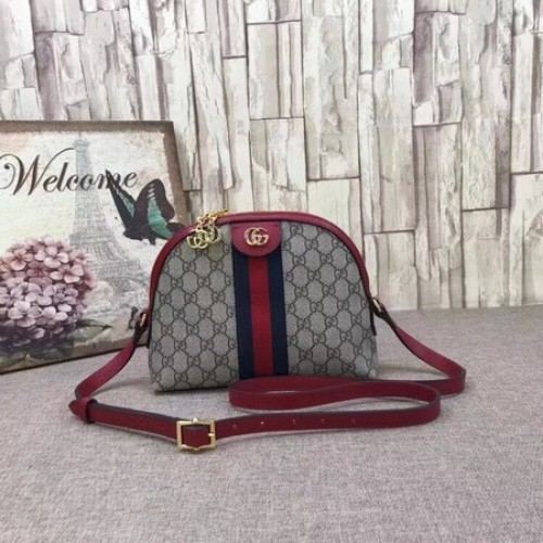 Gucci Ophidia kleine schoudertas 499621 rood
