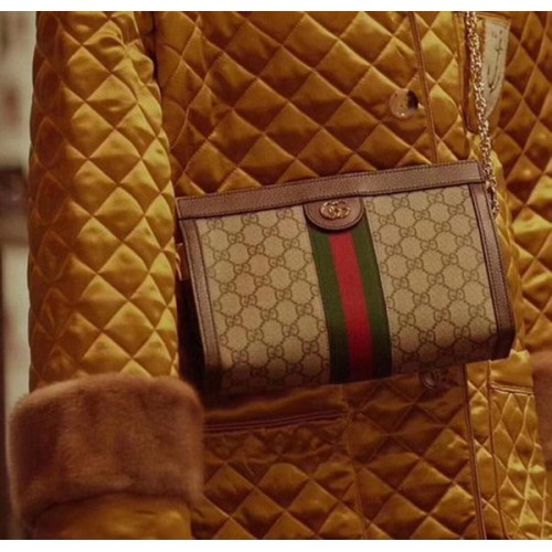 Gucci Ophidia GG kleine schoudertas 503877 bruin
