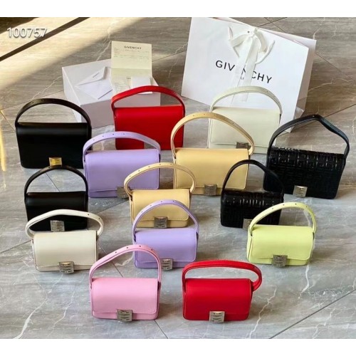 GIVENCHY Originele Leren Schoudertas 1863 Zwart