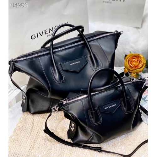 GIVENCHY Originele lederen schoudertas 63188 zwart