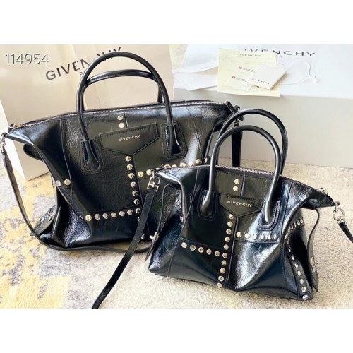 GIVENCHY Originele lederen schoudertas A63188 zwart